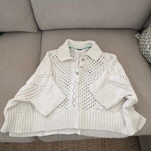 Free People White Women's Sweater